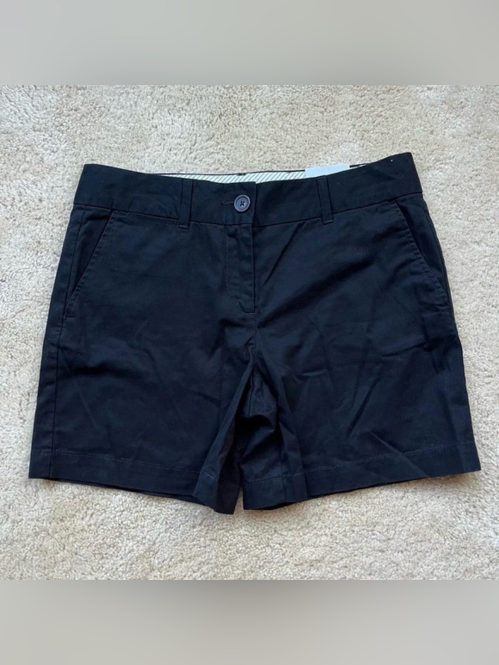 ✨NWT Loft Women’s Black Chino Riviera Shorts - Size 4 - 100% Cotton
